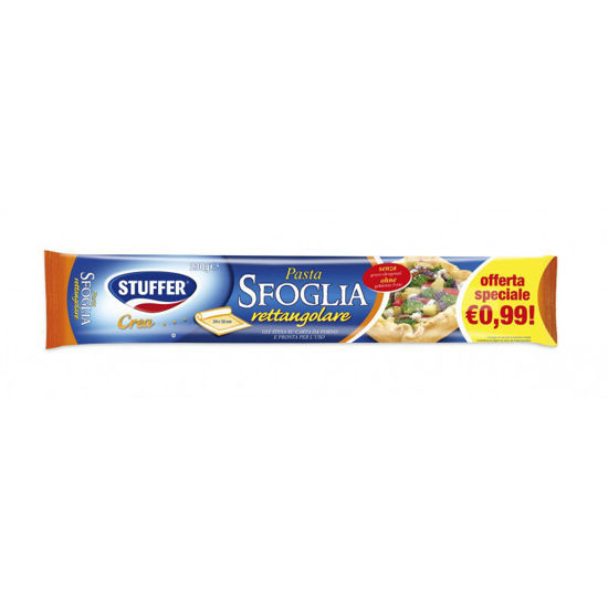 Immagine di STUFFER PASTA SFOGLIA RETT. GR. 230