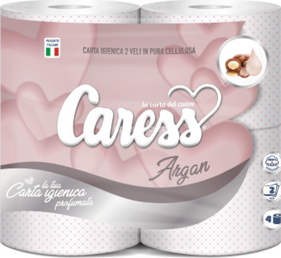 Immagine di CARESS IGIENICA ARGAN X4 ROTOLI 2 VELI