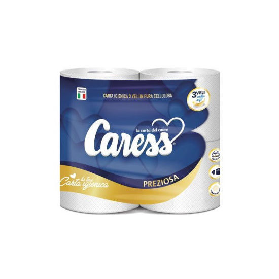 Immagine di CARESS IGIENICA PREZIOSA X4 ROTOLI 3 VELI