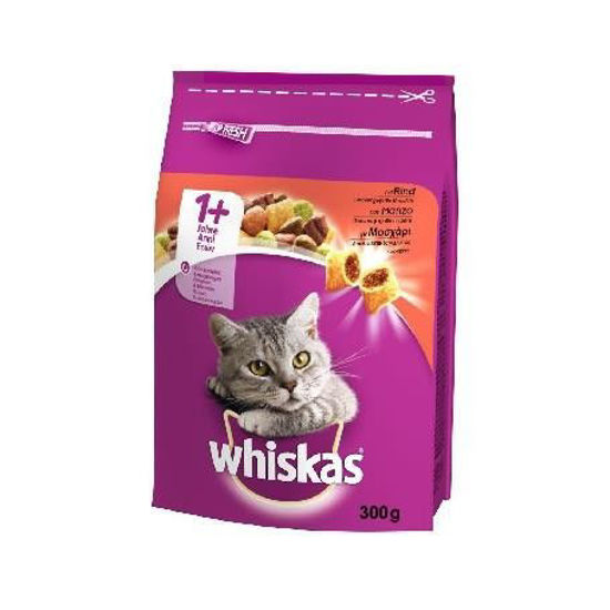 Immagine di WHISKAS GATTO CROCCANTINI MANZO GR.300