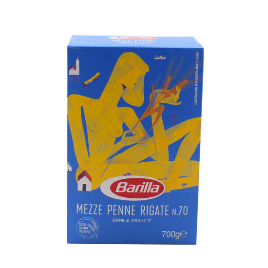 Immagine di BARILLA MEZZE PENNE RIGATE GR.700