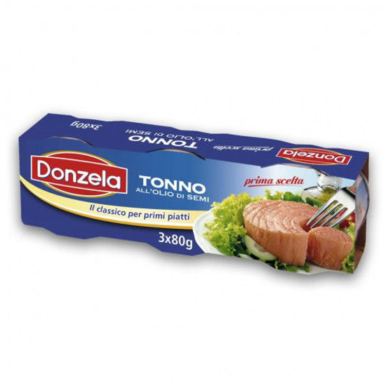 Immagine di DONZELA  TONNO OLIO DI SEMI GR.80X3