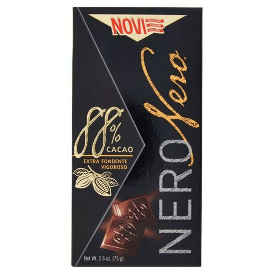 Immagine di NOVI TAV. NERO NERO CACAO 88% GR.75