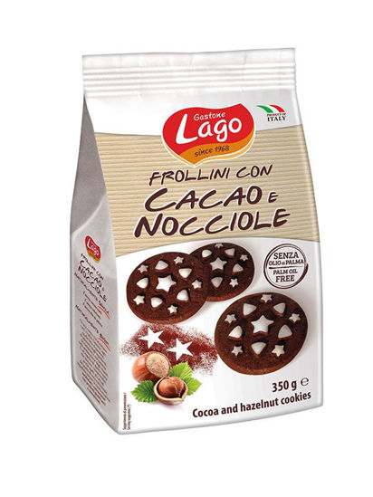Immagine di LAGO FROLLINI CACAO/NOCCIOLA GR.350