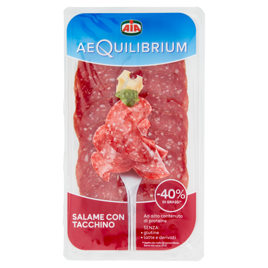 Immagine di AIA AEQUILIBRIUM SALAME TACCHINO GR.80