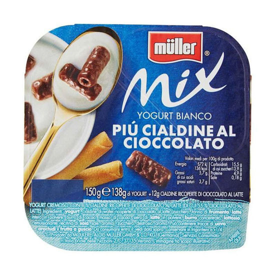 Immagine di MULLER MIX BIANC CIALDE CIOCC. GR.150