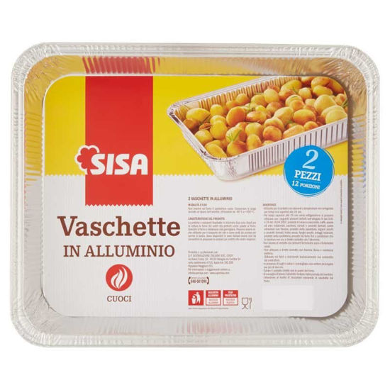 Immagine di SISA VASSOIO ALLUMINIO GRANDE X2