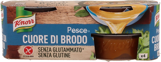 Immagine di KNORR CUORE DI BRODO PESCE  X4