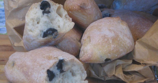 Immagine di CIABATTINE  CON OLIVE SEMOLA  MILLE BONT