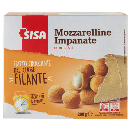 Immagine di SISA MOZZARELLINE IMPANATE GR.200