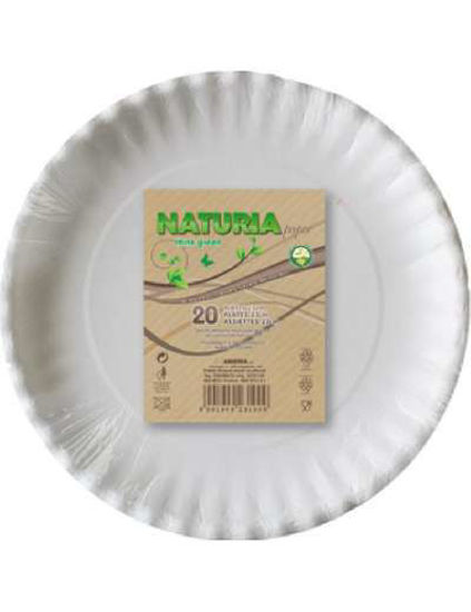 Immagine di NATURIA PIATTI DESSERT CARTA X20
