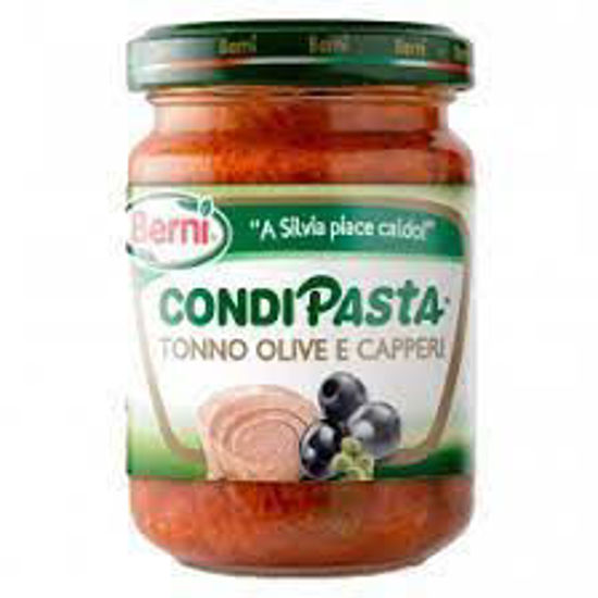 Immagine di BERNI CONDIPASTA TONNO/OLIVE/CAPPERI GR.130