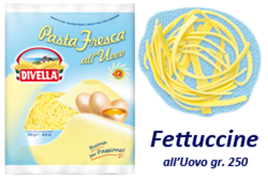Immagine di DIVELLA FETTUCCINE ALL UOVO GR 250