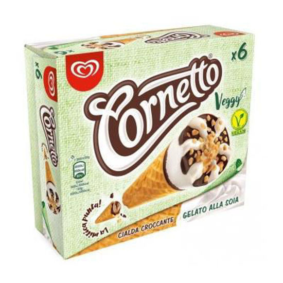 Immagine di ALGIDA CORNETTO X6 VEGGY GR.450