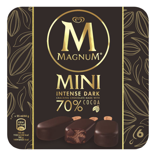 Immagine di ALGIDA MAGNUM 6 MINI INTENSE DARK