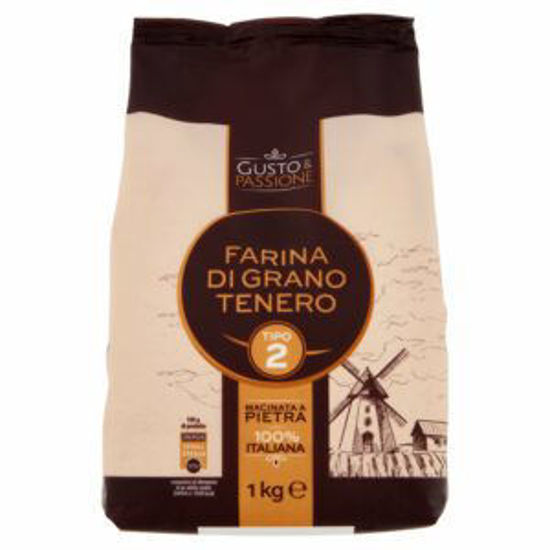 Immagine di GUSTO & PASSIONE FARINA TIPO 2 MACINATA PIETRA KG.1