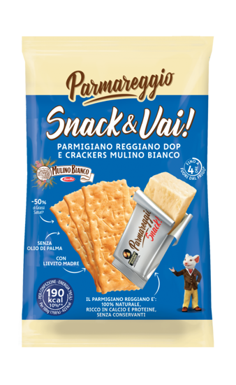 Immagine di PARMAREGGIO SNACK PARMIGIANO REGGIANO + CRACKERS
