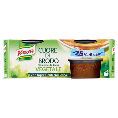 Immagine di KNORR BRODO VERDURE BASSO SALE X4
