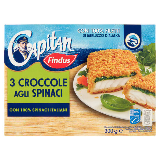 Immagine di FINDUS 3 CROCCOLE SPINACI GR.300