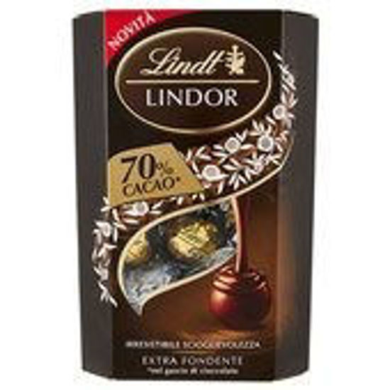 Immagine di LINDT LINDOR CORNET FOND. 70% GR.200
