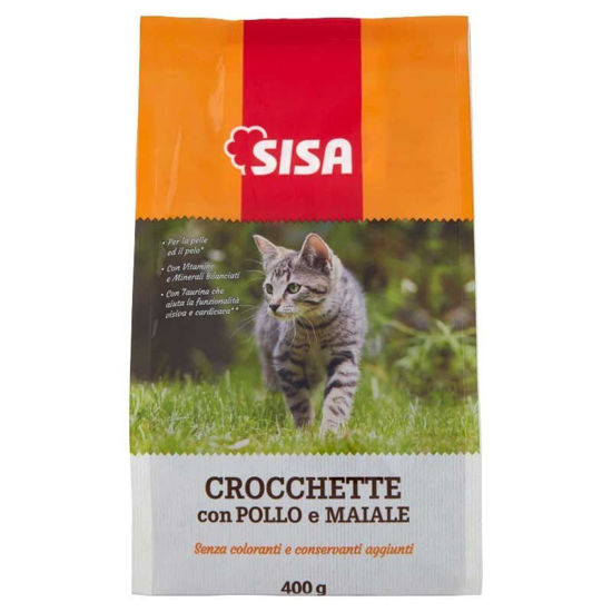 Immagine di SISA CROCCH. GATTO POLLO/MAIALE GR.400