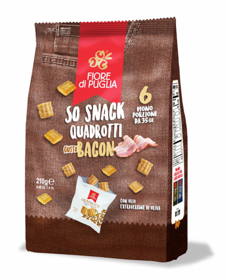 Immagine di FIORE QUADROTTI BACON MULTIPACK X6