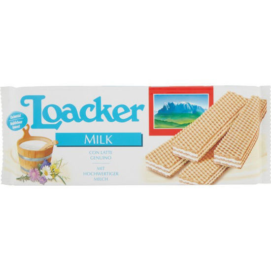 Immagine di LOACKER WAFER MILK GR.175