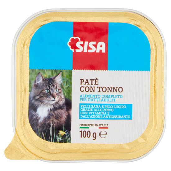 Immagine di SISA PATE'  GATTO CON TONNO GR.100