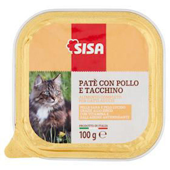 Immagine di SISA PATE" GATTO CON POL/TACC GR.100