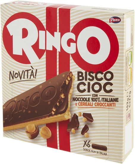 Immagine di PAVESI RINGO BISCOCIOC. NOCCIOLA  X6