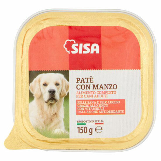 Immagine di SISA PATE" CANE CON MANZO GR.150