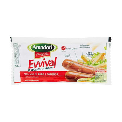 Immagine di AMADORI EVVIVA WURSTEL POLLO GR.250