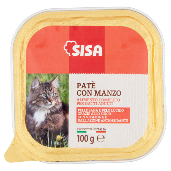 Immagine di SISA PATE" GATTO CON MANZO GR.100