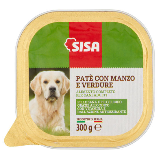 Immagine di SISA PATE" CANE CON MANZ/VERD GR.300