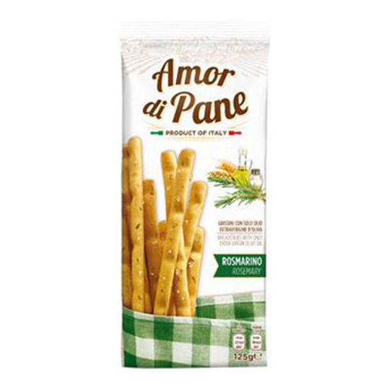 Immagine di AMOR DI PANE GRISSINI ROSM. GR.125