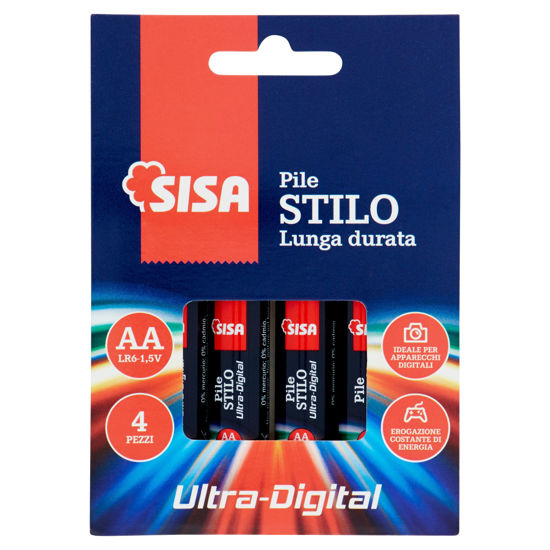 Immagine di SISA PILE ULTRA-DIGITAL STILO X 4