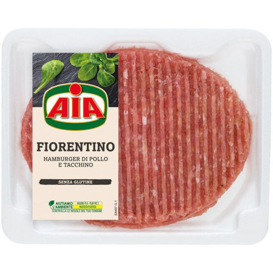 Immagine di AIA HAMBURGER POLLO FIORENTINO GR.180