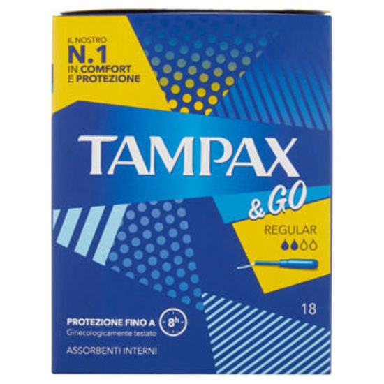Immagine di TAMPAX & GO ASSORBENTI REGUL  X18