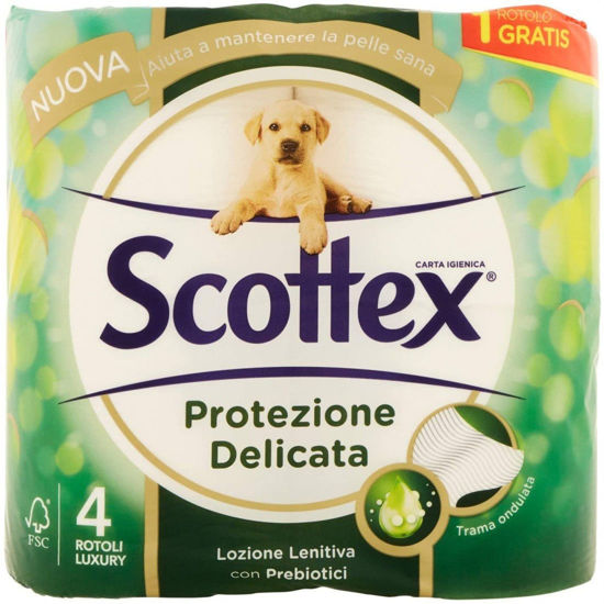 Immagine di SCOTTEX IGIENICA DELICATA 4 MAXI ROTOLI