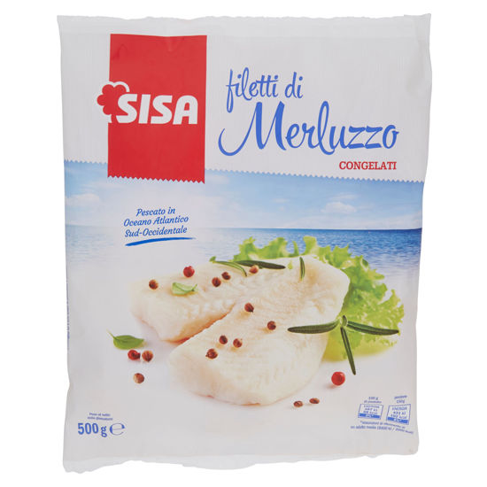 Immagine di SISA FILETTO DI MERLUZZO GR.500