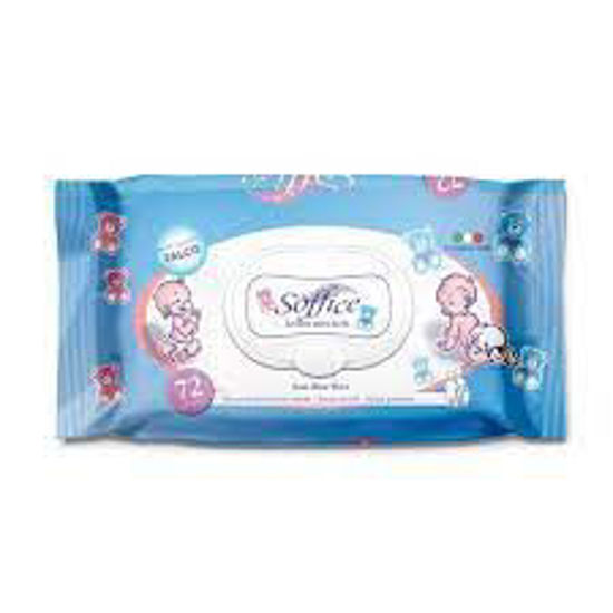 Immagine di SOFFICE SALVIETTE BABY TALCO X 72