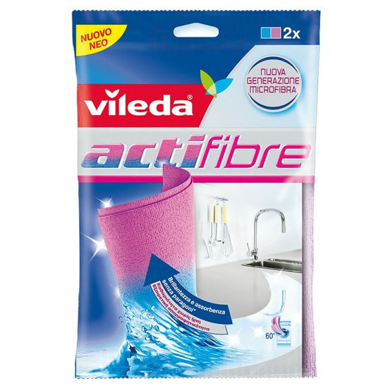 Immagine di VILEDA PANNO MULTIUSO ACTIFIBRE X2