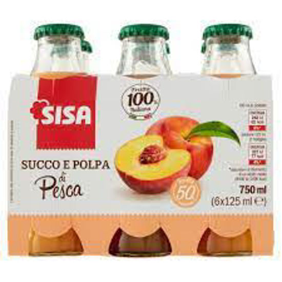 Immagine di SISA SUCCO E POLPA PESCA ML.125 X6