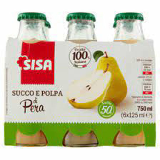 Immagine di SISA SUCCO E POLPA PERA ML.125 X6