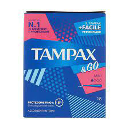 Immagine di TAMPAX & GO ASSORBENTI MINI  X18