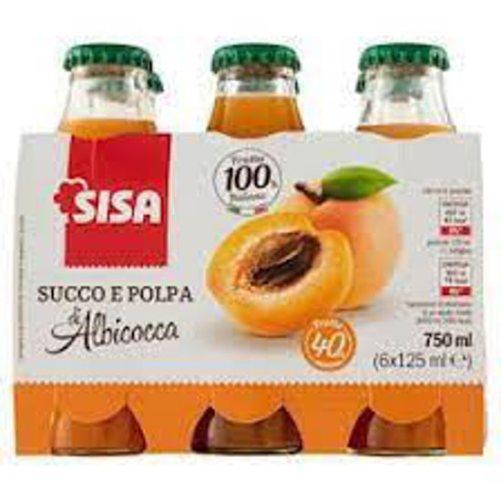 Immagine di SISA SUCCO E POLPA ALBICOCCA ML.125 X6