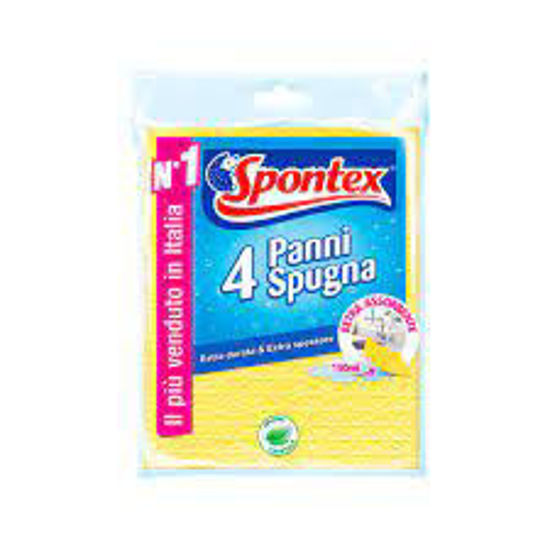 Immagine di SPONTEX PANNI SPUGNA 4 PZ