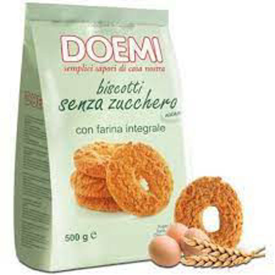 Immagine di DOEMI BISCOTTI INTEG. S/ZUCCH. GR.500