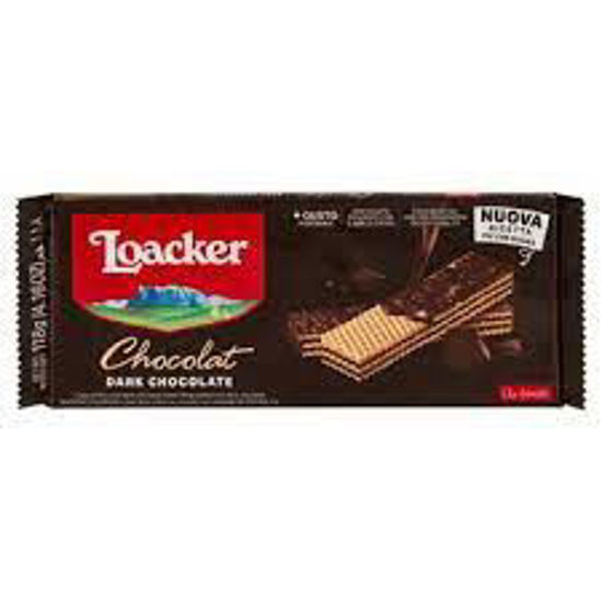 Immagine di LOACKER WAFER CHOCOLAT DARK GR.118
