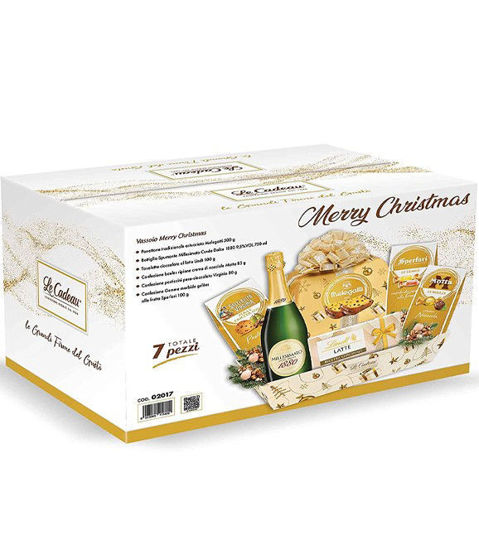 Immagine di LE CADEAU NATALE VASSOIO  MERRY  CHRISTMAS  7 PZ.
